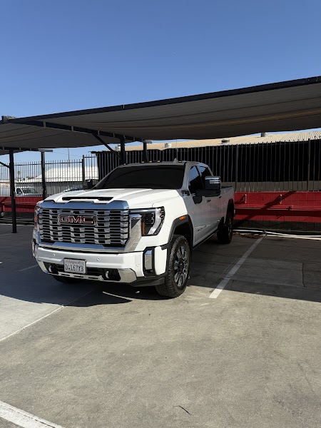 Fresh tire shine and wheel detail