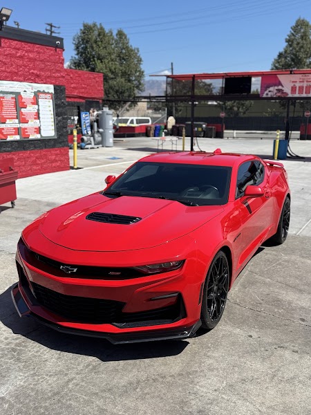 Crystal clean windows and paint finish